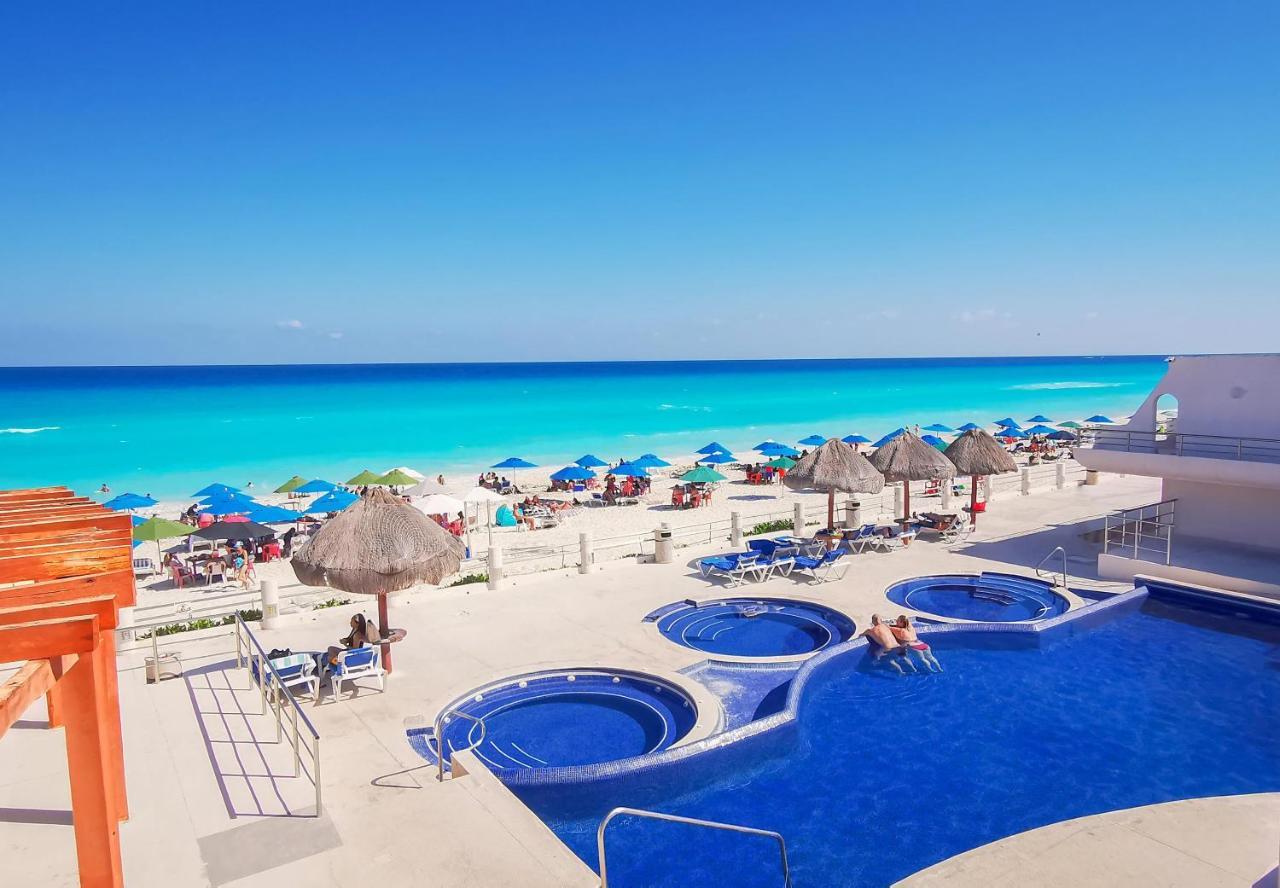 Villa Aurora Beautiful Beachfront Apartment Канкун Экстерьер фото