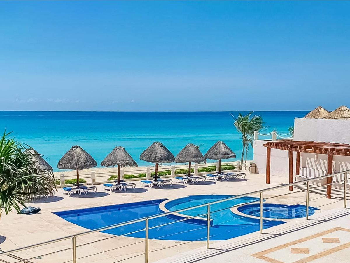 Villa Aurora Beautiful Beachfront Apartment Канкун Экстерьер фото